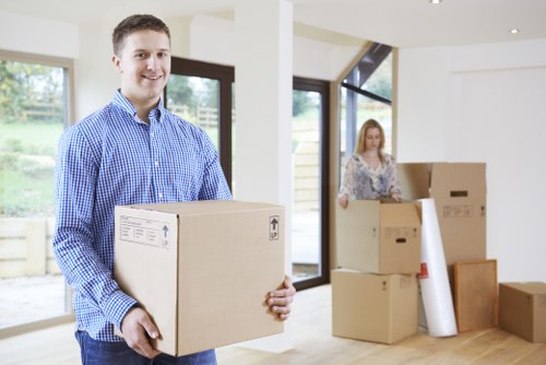 Local removals team loading furniture for a Norwoodgreen move