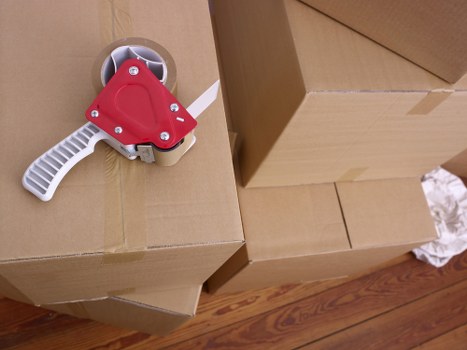 Neatly arranged storage boxes for a Norwoodgreen home
